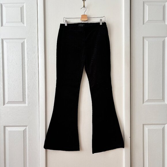 Theory Shisila Reactive Flare Cords in Black - Picture 3 of 9